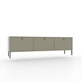 Comoda TV ADRK, Tili 3D, 180x40.8x50 cm, PAL laminat, verde eucalipt