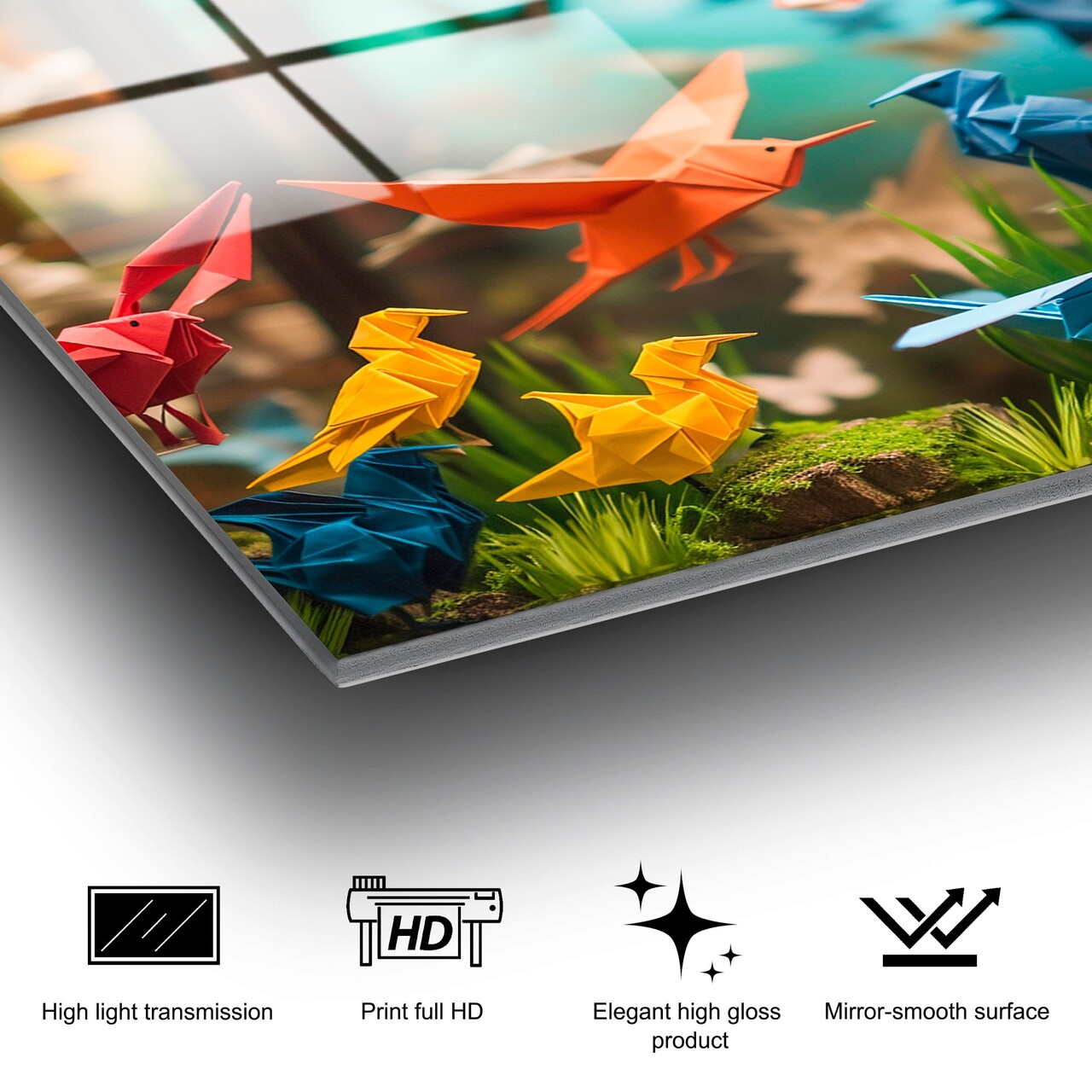 Tablou decorativ, UV-1193, 70 x 100 cm, Multicolor - view 7