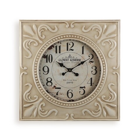 Ceas de perete Clement, Versa, 60×60 cm, metal 60x60