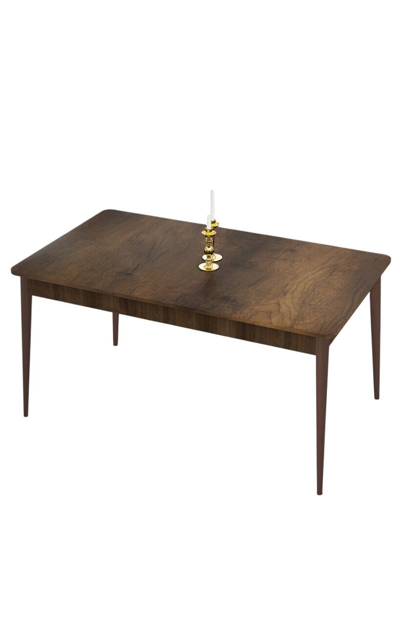 Masa, Hanah Home, Pir, 130x75x80 cm, Model baroc din lemn / Maro — imaginea 2