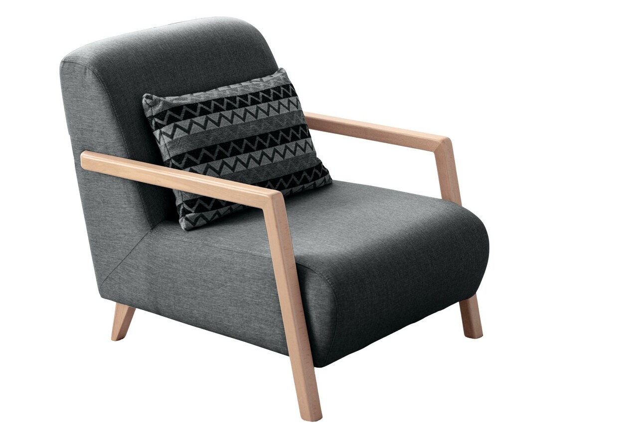Fotoliu, Atelier del Sofa, 752EST1710, Lemn de carpen;PAL, Antracit - view 5