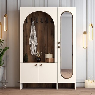 135x200.6x37 cm, Crem;Maro