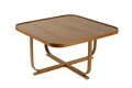 Masuta de cafea, Hanah Home, Hisar 90, 90x45x90 cm, LEMN MASIV DE FAG, Maro