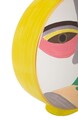 Vas decorativ Piccassy Round, Mauro Ferretti, 23x9x28 cm, ceramica, multicolor