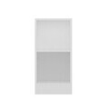 Dulap pentru bucatarie, Hanah Home, Minar, 40x87x58 cm, Alb / Antracit