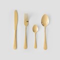 Set tacamuri pentru 6 persoane Gentry, Homla, 24 piese, inox, auriu