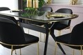 Masa dining, Nmobb, Ikon, 180 x 77 x 90 cm, mdf/plastic, antracit