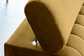 Canapea extensibila 3 locuri, ELTAP, SO-LAU-45NU, Laurence, 261x97x105 cm, lemn/poliester, mustar