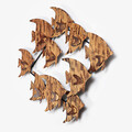 Decoratiune de perete, Melek v2, Metal, Dimensiune: 83 x 58 cm, Multicolor