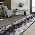 Traversa pentru hol London, Decorino, 80x400 cm, poliamida, gri