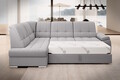 Coltar extensibil stanga 3 locuri ELTAP, LT-04GO, Sado, 272x192x95 cm, lemn/poliester, gri deschis