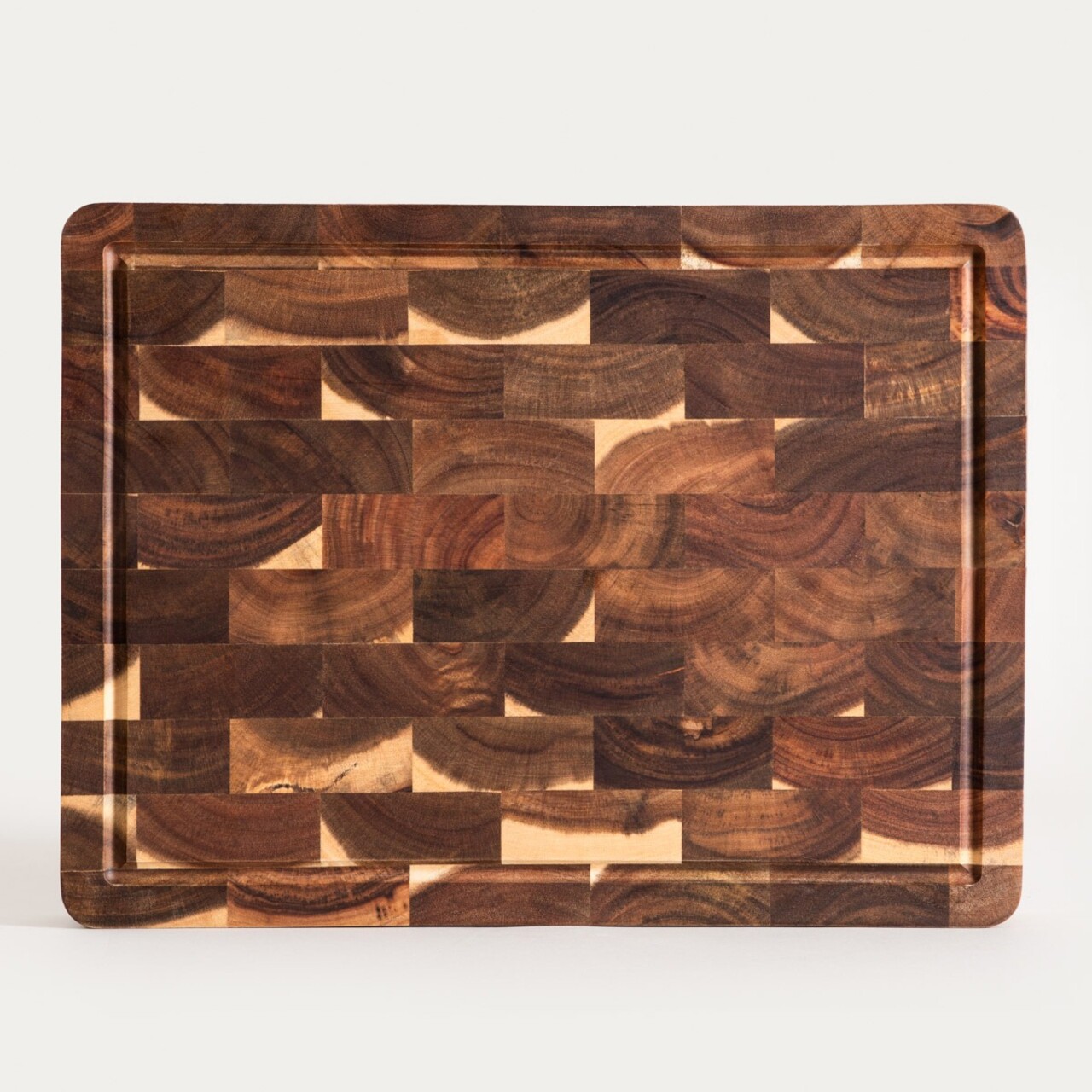 Tocator Navire, Homla, 40.5x34 cm, lemn acacia, maro - 1 | YEO