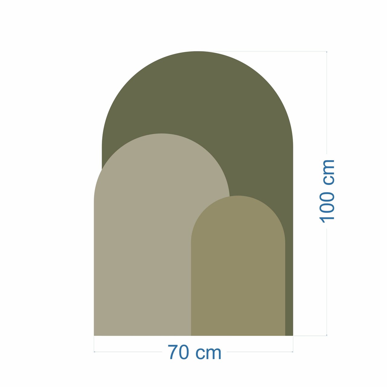 Sticker decorativ, MB-00111, 70 x 100 cm, Multicolor - view 4