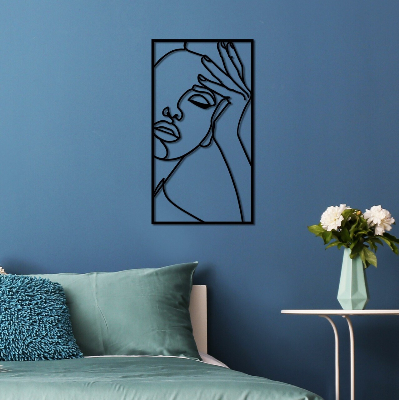 Decoratiune de perete, imagine, Dimensiune: 50 x 27 cm, Negru — imaginea 3