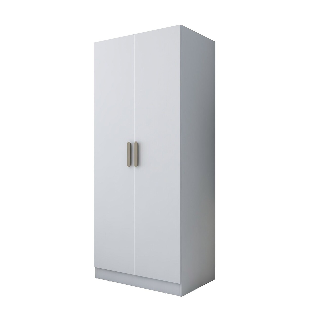 Dulap pentru haine, Hanah Home, BA170, 90x210x57.5 cm, PAL melaminat, Alb - view 7