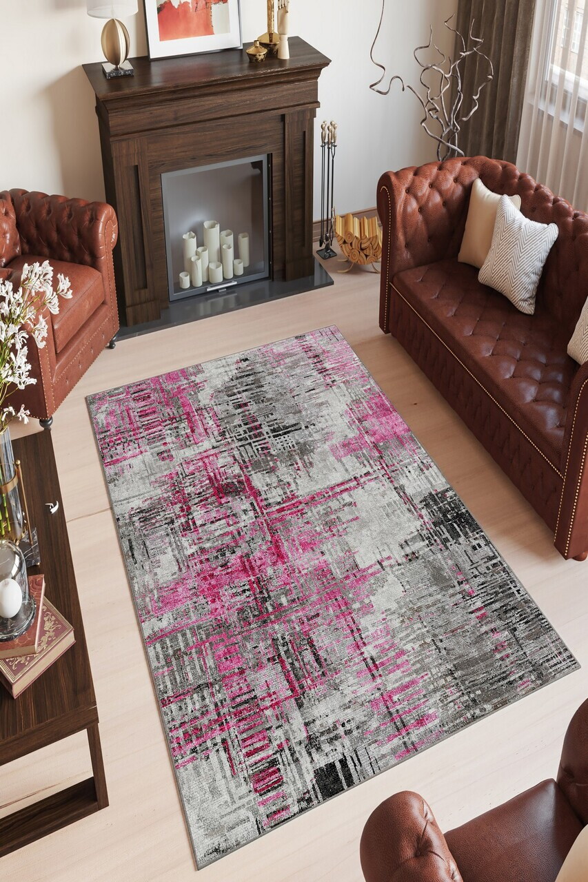 Covor, W857, 160x230 cm, Poliester, Gri