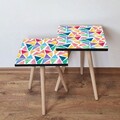 Set masute 2 piese, Leona, 2SHP16, Multicolor