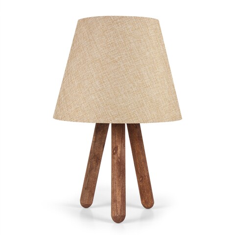 Lampa de masa, ayd-641, insignio, 22 x 33 cm, 1 x e27, 60w, crem/maro
