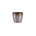Ghiveci Aga Marmur 12 cm, plastic, maro marmorat