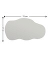 Oglinda decorativa, Siam, Baby, 40x72x2.2 cm, MDF , Negru