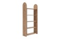 Corp biblioteca, Arnetti, Mindy, 90x30x180 cm, PAL, Safir / Alb