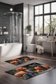 Set covorase de baie, Cartwright, CT-5151, Poliester, Multicolor