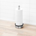 Suport role rezerva hartie igienica, Brabantia, Profile Brilliant Steel, 15.5x14x38.3 cm, otel, argintiu
