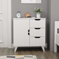 Dulap, Inarch, Valencia 3+1, 72x76x40 cm, PAL, Alb