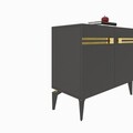 Consola, Olivia, Hayat KB150, Antracit / Aur