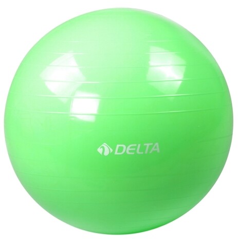 Minge de pilates 267DLT1372, Delta, Ø 55 cm, PVC, verde