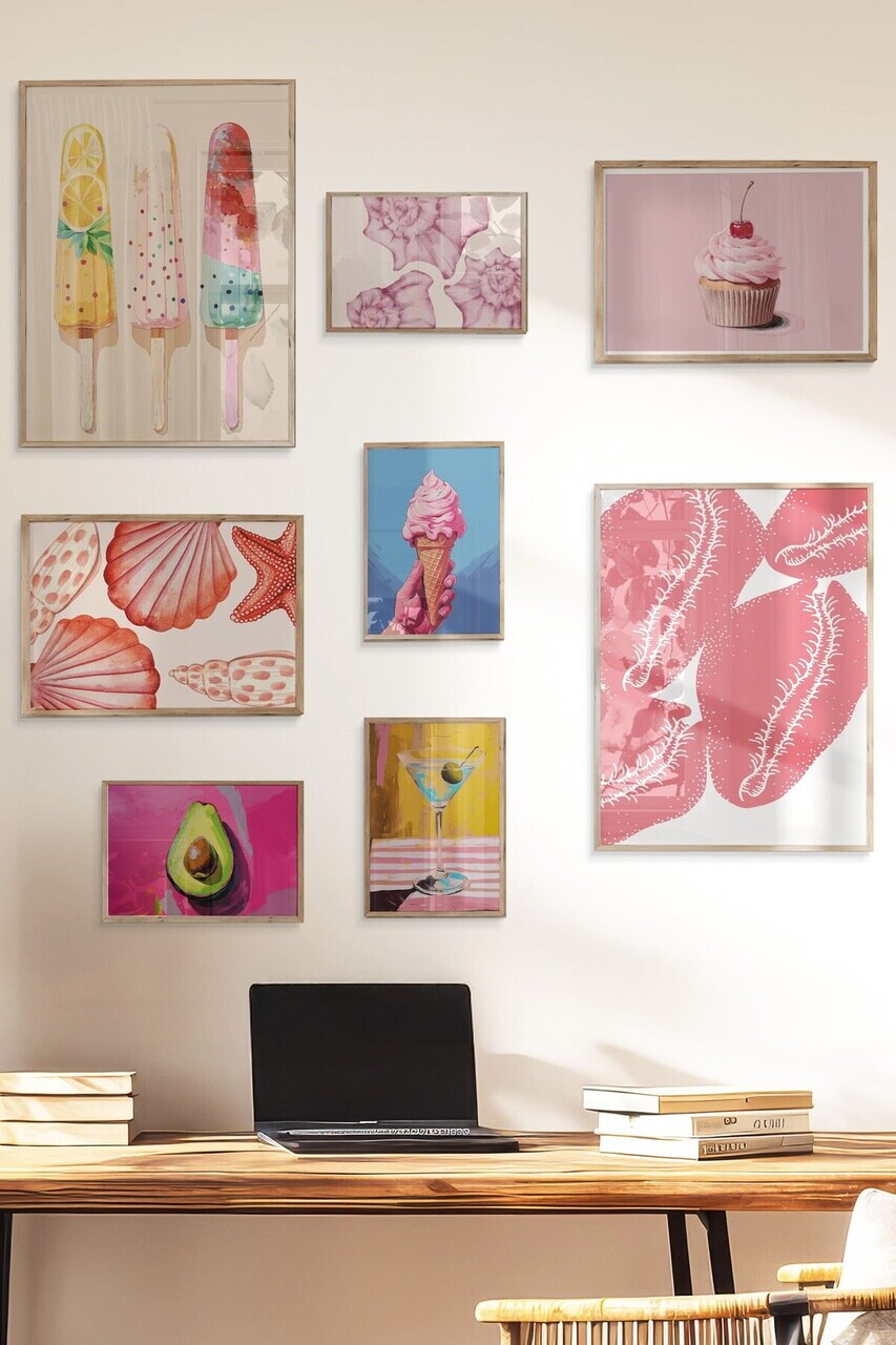 Tablou decorativ, Çgs-076-Wooden-Kck, Lemn masiv, Față: 100% PVC STICLĂ, Multicolor - view 3