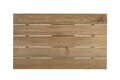 Masa extensibila pentru gradina/terasa Cameron, Bizzotto, 253 - 319 - 384 x 110 x 75 cm, aluminiu/lemn de tec, gri carbune/natural
