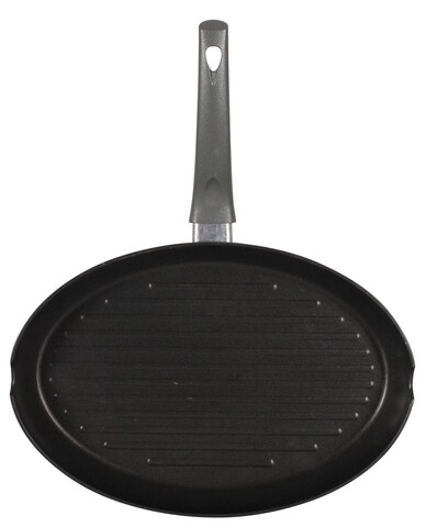 Tigaie grill pentru peste graphite, ambition, 30x35 cm, aluminiu, invelis ilag basic