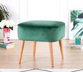 Taburet, Fluffe, 209FLF1349, Catifea, Verde
