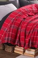 Patura Double, Warm Soft - Red, Eponj Home, 70% bumbac/30% acril