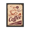 Tablou decorativ, Coffee (55 x 75), MDF , Polistiren, Multicolor