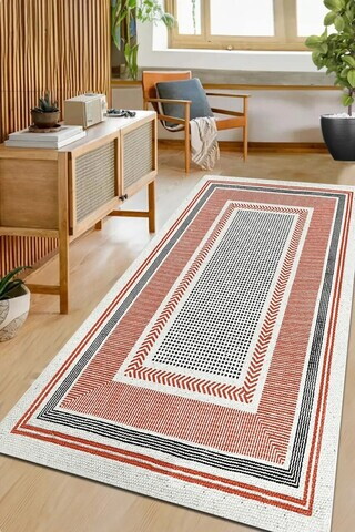 Covor, Orange Wicker, 60x150 cm, Multicolor