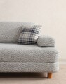 Canapea extensibila cu 3 locuri, Artie, 560ARE4168, Cadru: LEMN/PAL, Crem / Albastru