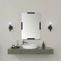 Oglinda decorativa, Neostill, Code Mirror, MDF , Negru