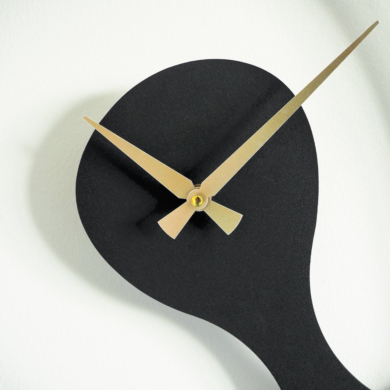 Ceas de perete, Amorph Metal Wall Clock, Dimensiune: 44 x 45 cm, Negru - view 4
