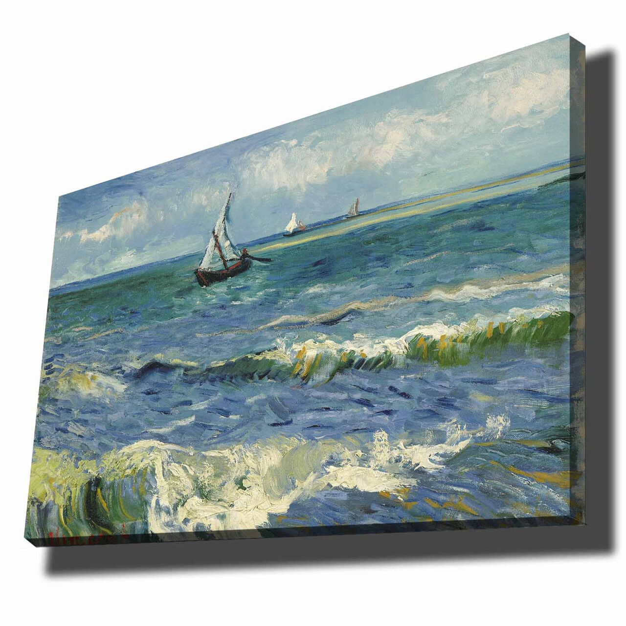 Tablou decorativ, 70100VANGOGH007, Canvas, Lemn, Multicolor - 1 | YEO