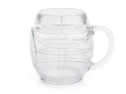 Halba, Basket Cup, Excelsa, 650 ml, sticla, transparent