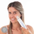 Aparat de curatare faciala cu ultrasunete 4-in-1 Falnik, InnovaGoods, USB, alb/albastru