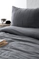 Set cuvertura pique dubla, Sedef - Anthracite, DC Home, Bumbac 