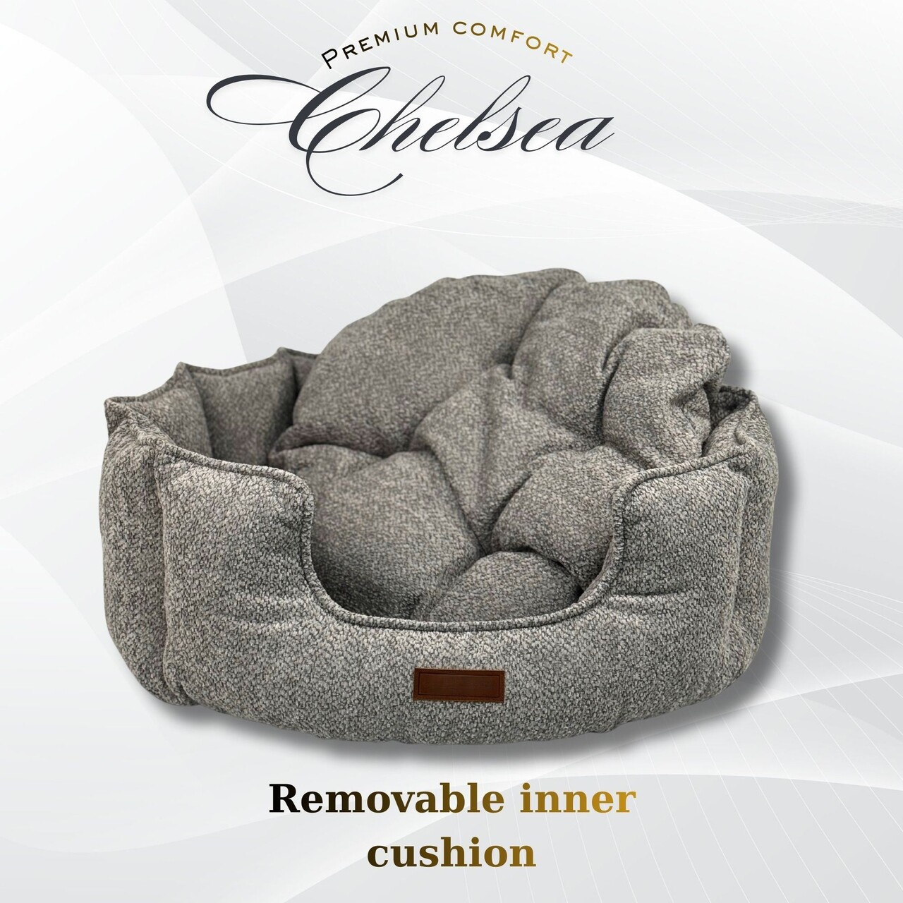 Pat pentru animale de companie, L'essentiel Maison, Chelsea XL, Gri - view 4