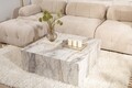 Masuta de cafea, Nordure, Prizma, 90x35x90 cm, MDF , Marmura Freesia
