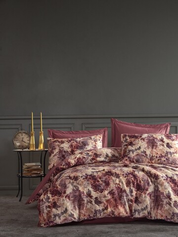 Lenjerie de pat dubla, Angelo - Dusty Rose, Şaheser, Bumbac