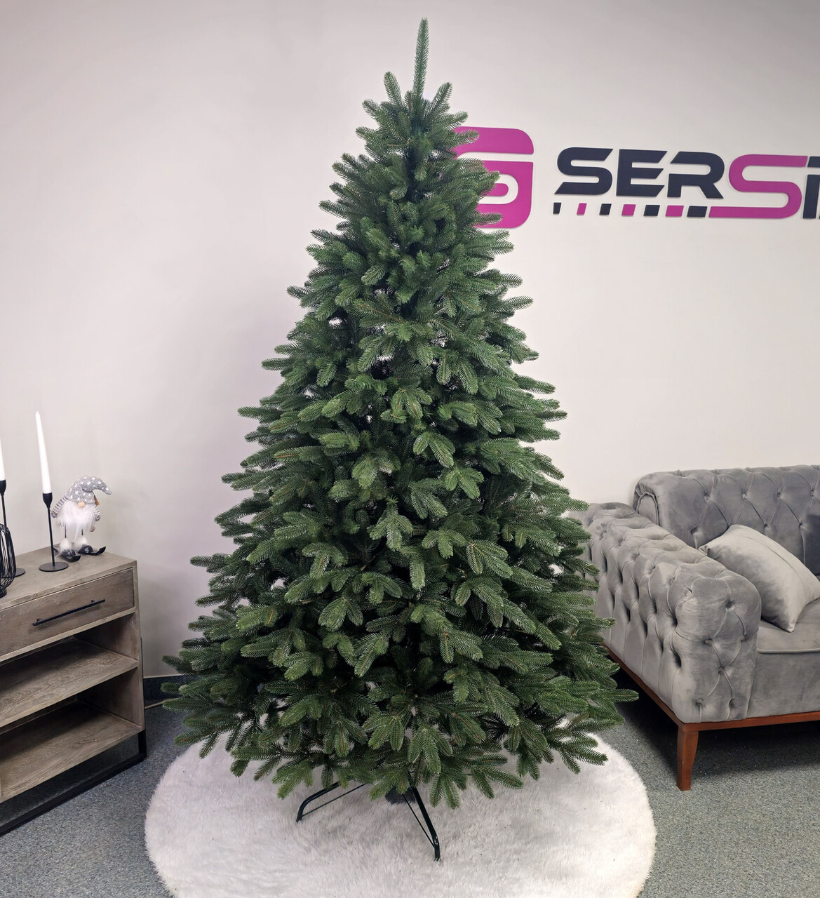 Brad artificial Christmas Deluxe by Sersimo, Laponia Select, integral 3D, 210cm — imaginea 16
