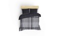 Lenjerie de pat dubla (DE), Miranda - Grey, Cotton Box, Bumbac Ranforce