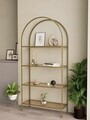 Corp biblioteca, Hanah Home, Linda, 80x172x30 cm, Aur / Bronz
